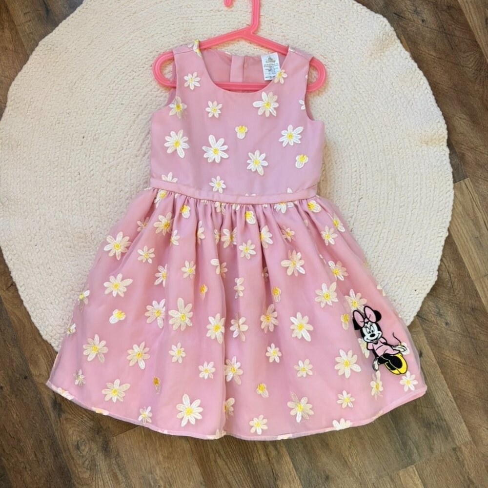 Disney Minnie Mouse Dress, Pink, Size 7/8